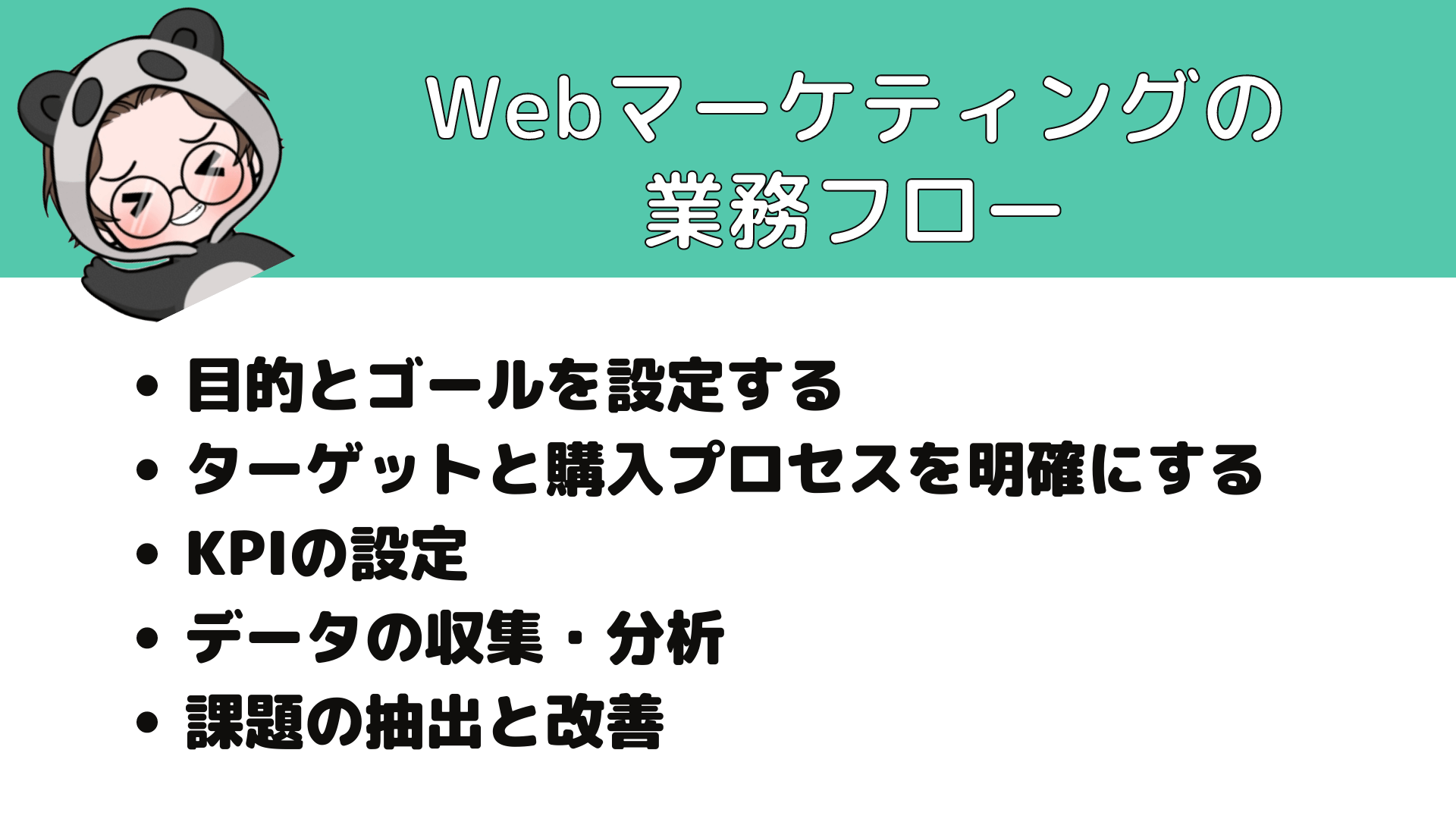 Webマーケティング_とは_Webマーケティングの業務フロー